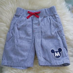 Mickey Mouse Pinstripe Shorts